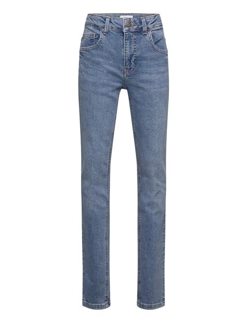 Cotton Skinny Jeans Mango Blue