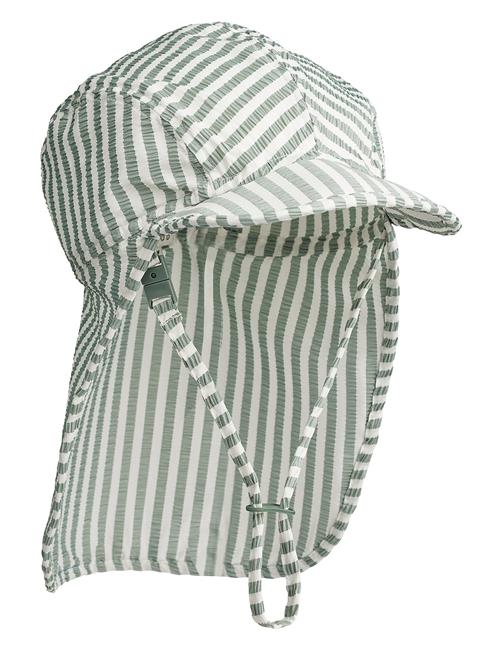 Liewood Lusio Seersucker Sun Hat Liewood Green