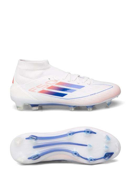 Se adidas Performance F50 Pro Mid Football Boots Firm Ground Adidas Performance White ved Booztlet