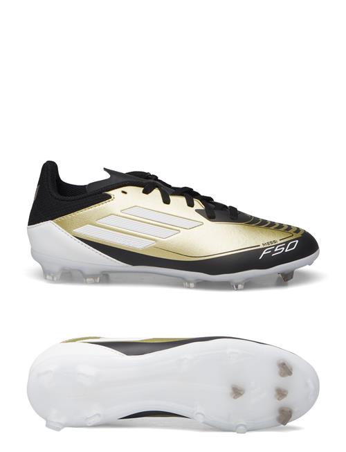 Se adidas Performance F50 League Messi Football Boots Firm Ground Adidas Performance Gold ved Booztlet