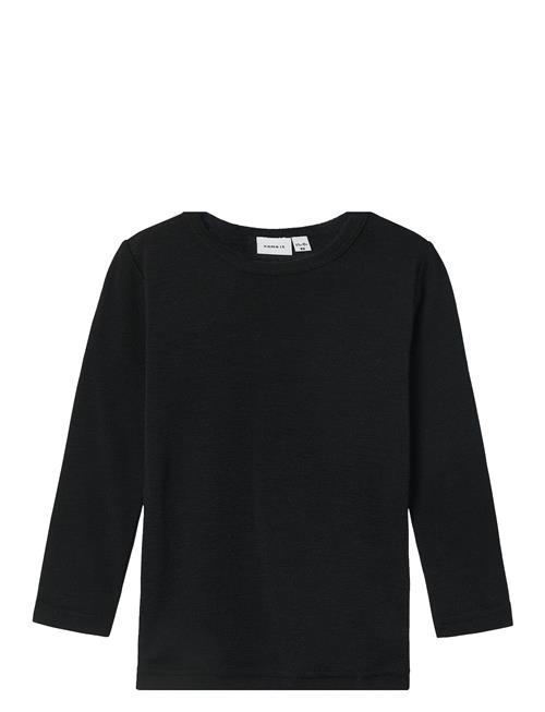 Se name it Nmmwang Wool Rib Ls Top Name It Black ved Booztlet