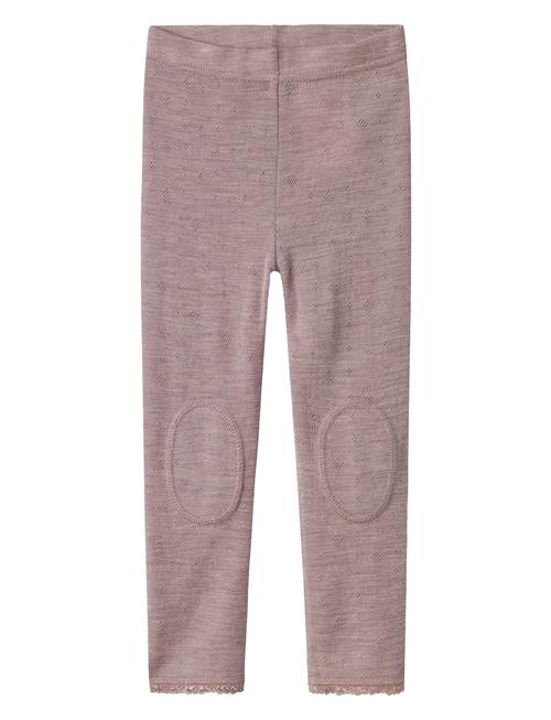 name it Nmfwang Wool Neddle Legging Solid Noos Name It Purple