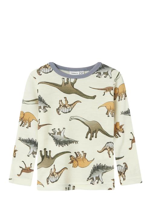Nmmwillitus Wool Ls Top Name It Cream