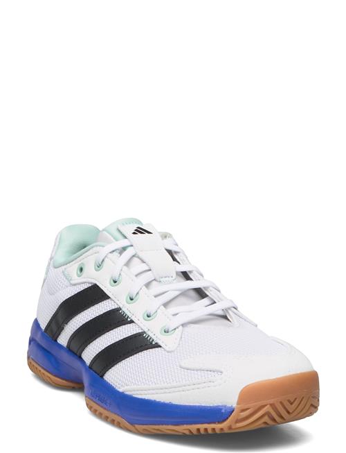 Se adidas Performance Stabil Jr Indoor Shoes Adidas Performance White ved Booztlet