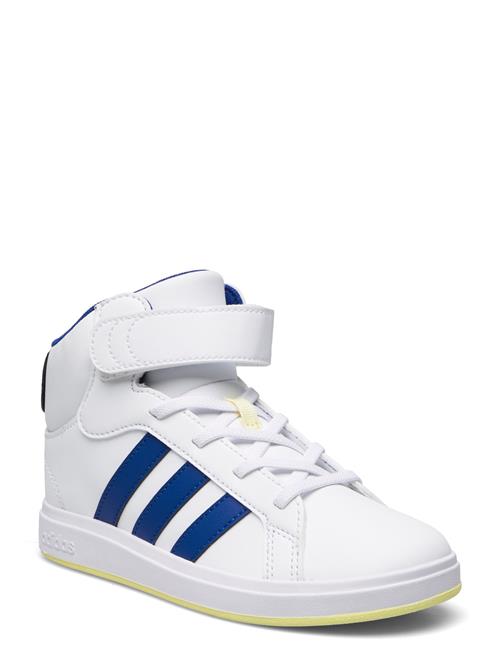 Se adidas Sportswear Grand Court Mid K Adidas Sportswear White ved Booztlet