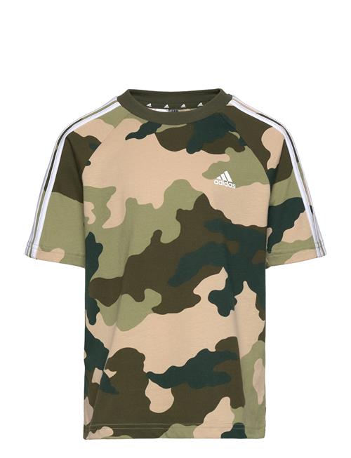 Se adidas Sportswear J Bl Camo T Adidas Sportswear Khaki ved Booztlet