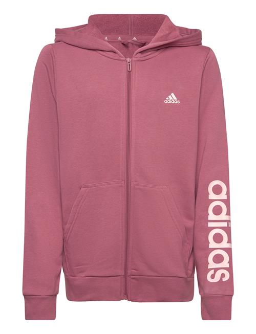 Se adidas Sportswear G Lin Fz Hd Adidas Sportswear Burgundy ved Booztlet