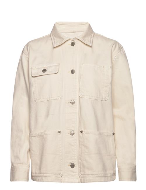 Lauren Ralph Lauren Denim Shirt Jacket Lauren Ralph Lauren Cream