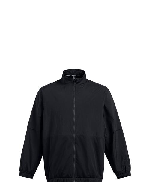 Ua Crinkle Woven Jacket Under Armour Black