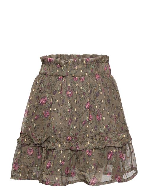 Creamie Skirt Flower Dot Creamie Khaki