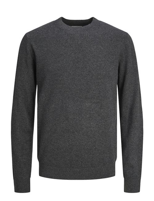 Se Jack & Jones Jjecarter Knit Crew Neck Jack & J S Grey ved Booztlet