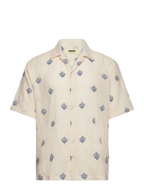 Woodbird Wbsunny Flower Shirt Woodbird Cream