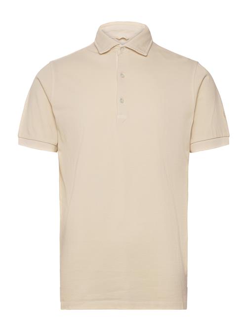 Mmgharvey Faded Polo Mos Mosh Gallery Cream