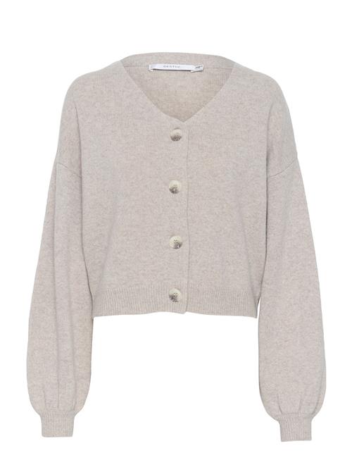 Se Gestuz Manzigz Wool Cardigan Gestuz Beige ved Booztlet