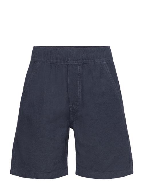 Lindex Shorts Linen Blend Lindex Navy