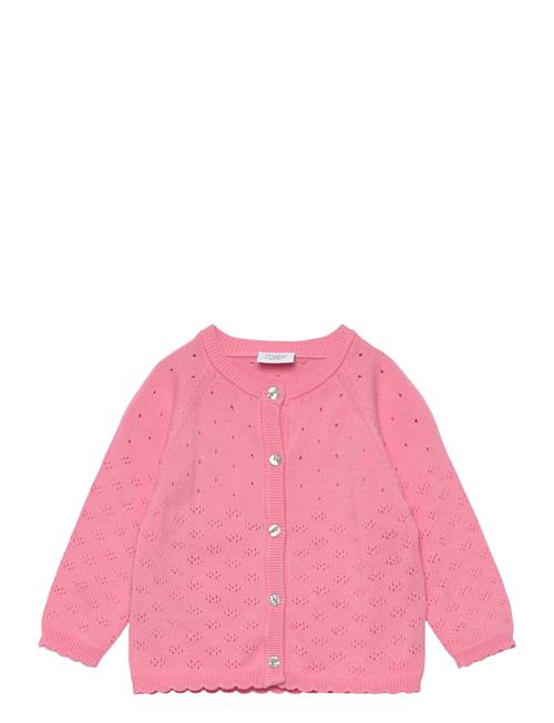 Se Hust & Claire Cillja - Cardigan Hust & Claire Pink ved Booztlet