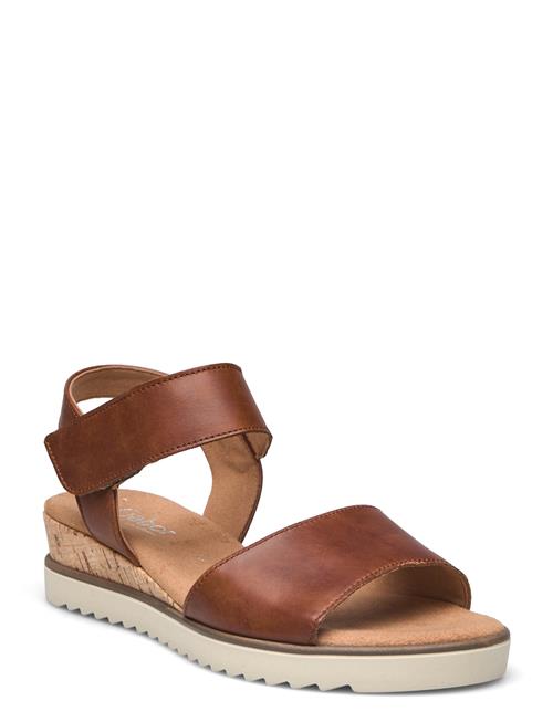 Se Gabor Wedge Sandal Gabor Brown ved Booztlet