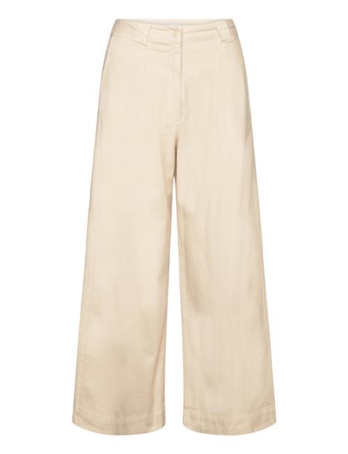 Se Bobo Choses Wide-Leg Pleated Pant Bobo Choses Cream ved Booztlet