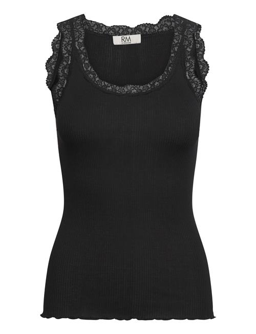 Se RM By Rosemunde Rmwbalta Modal Sl Lace U-Neck Top RM By Rosemunde Black ved Booztlet