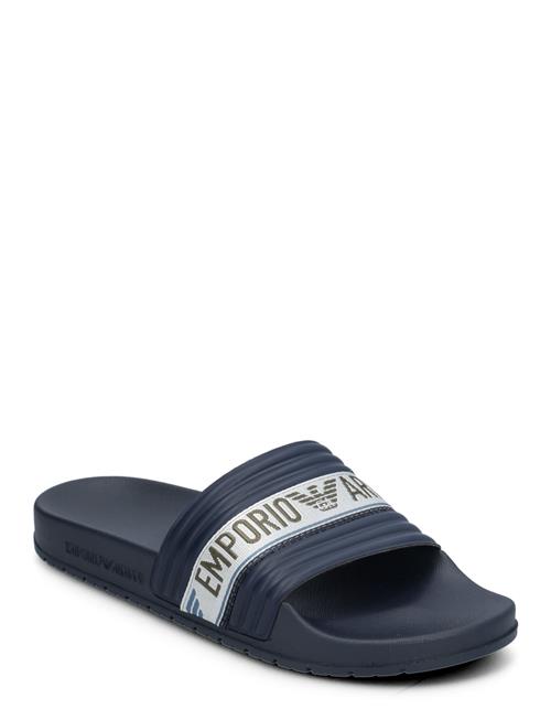 Emporio Armani Slipper Pu+Nastro Lo Emporio Armani Navy