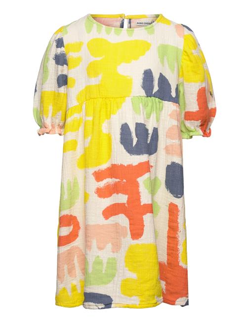 Bobo Choses Carnival All Over Puffed Sleeve Woven Dress Bobo Choses Patterned