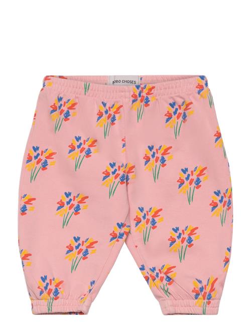 Se Bobo Choses Baby Fireworks All Over Jogging Pants Bobo Choses Pink ved Booztlet