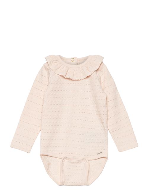 Minymo Body Ls Jacquard Minymo Pink