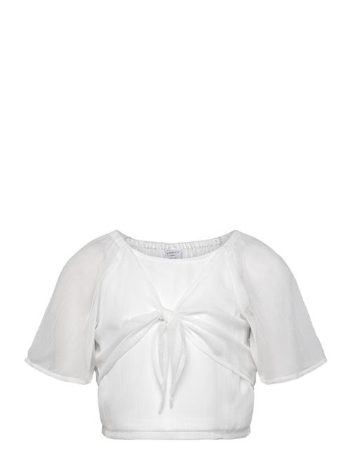 Lindex Blouse With Knot At Front Lindex White