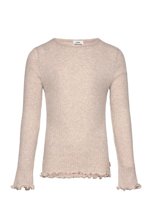 Pointella Trudy Tee Ls Mads Nørgaard Beige