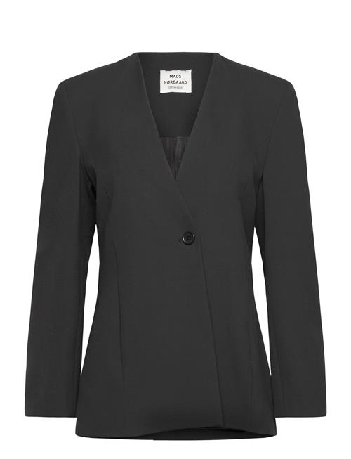 Se Mads Nørgaard Recycled Sportina Fusia Blazer Mads Nørgaard Black ved Booztlet