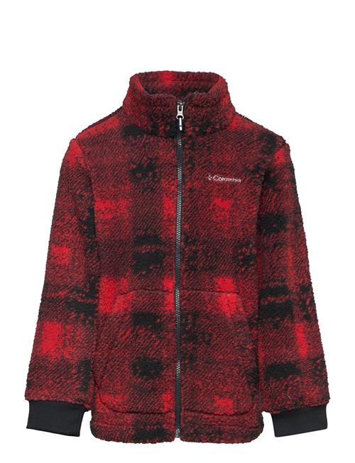 Columbia Sportswear Rugged Ridge Ii Printed Sherpa Full Zip Columbia Sportswear Red