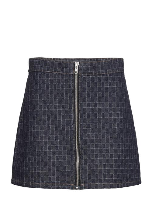 Hope Brick Skirt Textured Indigo Hope Blue