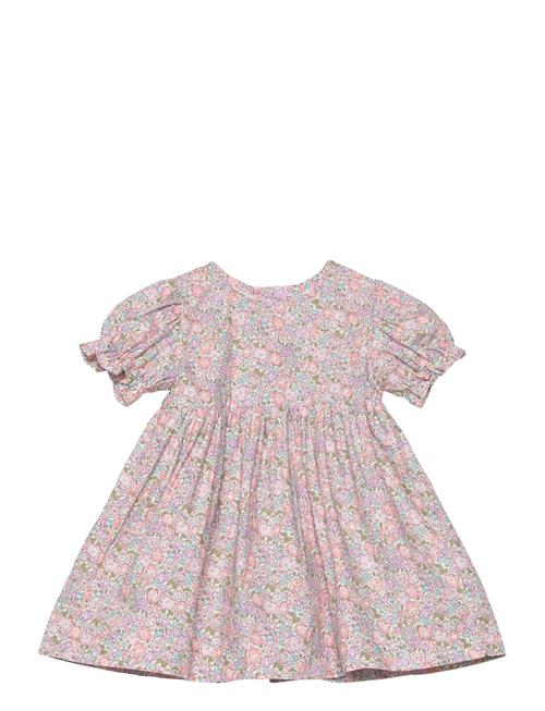 Dress Ss In Liberty Fabric Huttelihut Pink