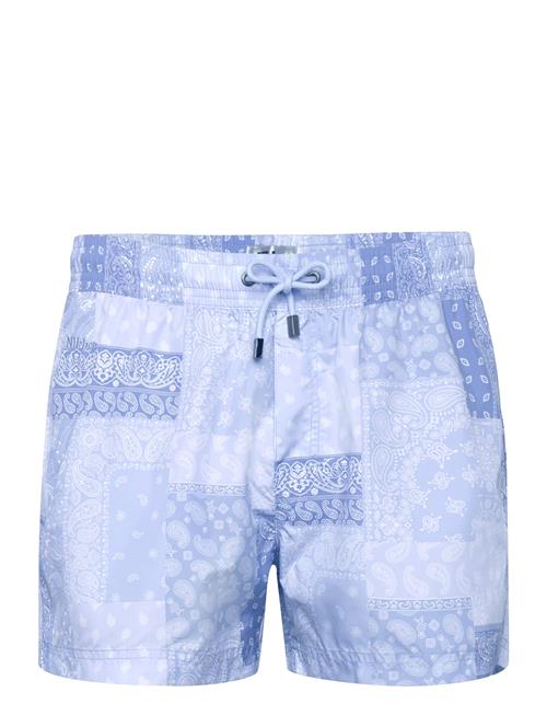 Nb La Brea Swimtrunks Blue-Grey Nikben Blue