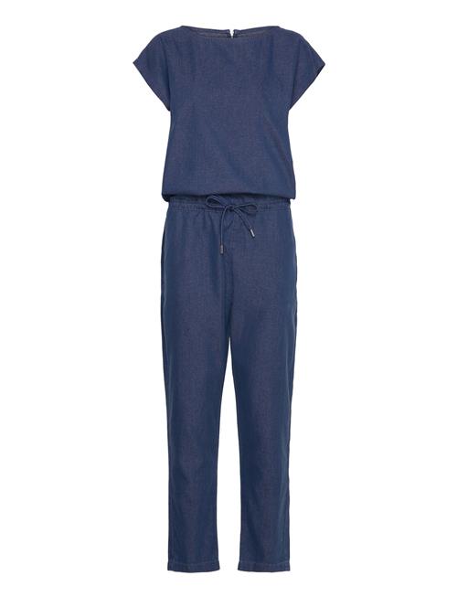 Se Mads Nørgaard Soft Denim Cavi Jumpsuit Mads Nørgaard Blue ved Booztlet