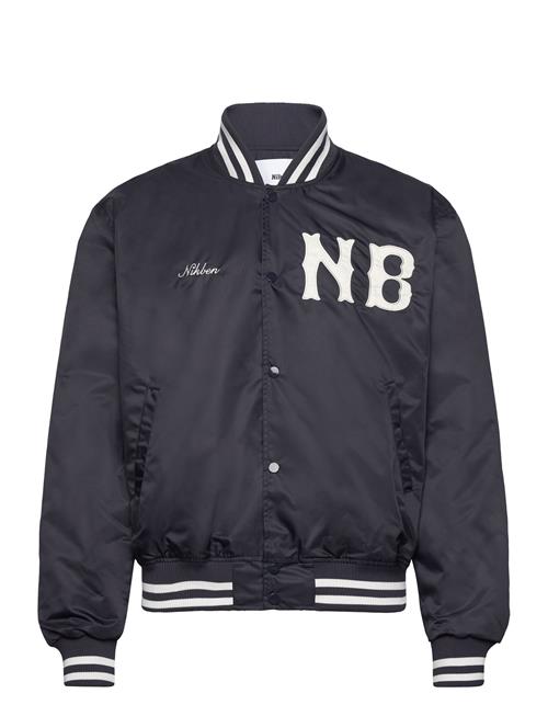 Nikben Nb Nb Satin Jacket Navy Nikben Navy