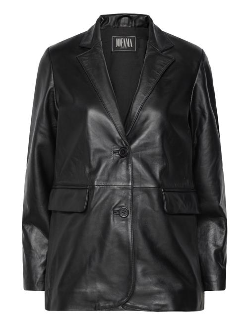 Jofama Emma Leather Blazer Jofama Black