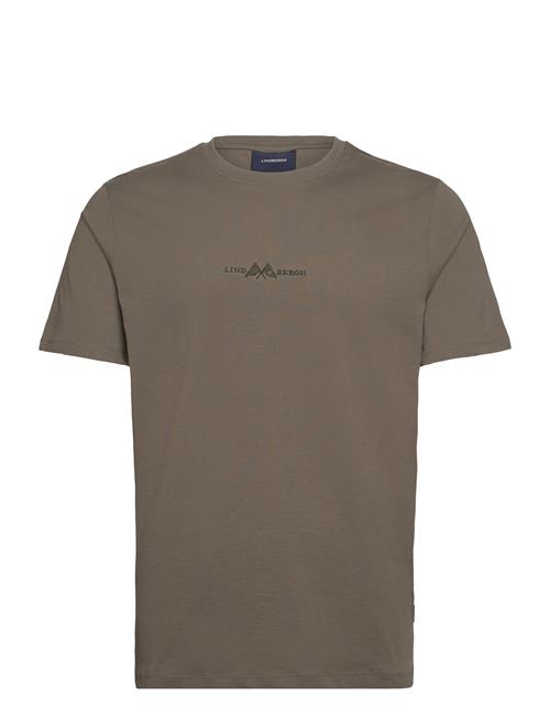 Lindbergh Logo Tee S/S Lindbergh Brown