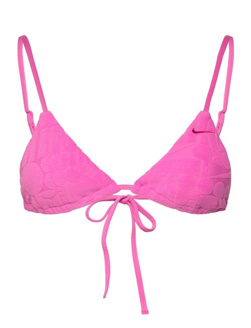 NIKE SWIM Nike Retro Flow Terry Bikini Top NIKE SWIM Pink