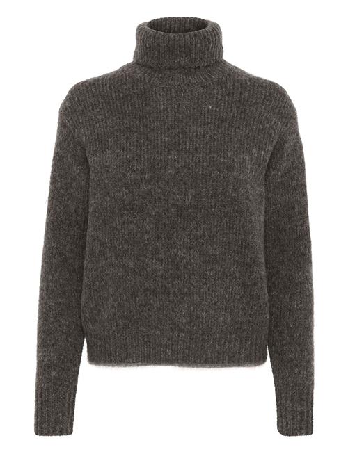 Se Kaffe Katrina Ls Pullover Kaffe Brown ved Booztlet