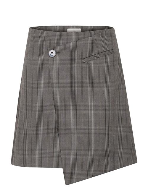 Kaffe Kadori Wrap Skirt Kaffe Grey