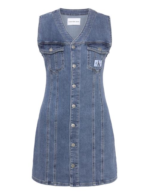 Calvin Klein Jeans Sleeveless Denim Dress Calvin Klein Jeans Blue