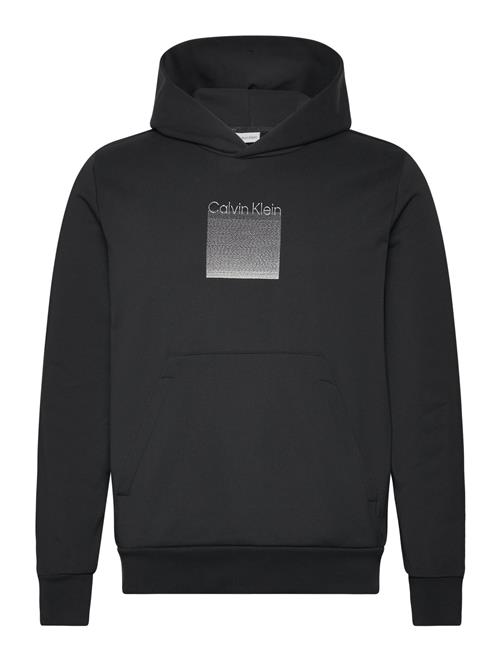 Calvin Klein Ombre Embroidered Logo Hoodie Calvin Klein Black