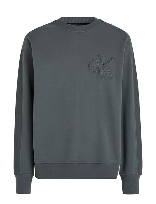 Calvin Klein Jeans Ck Applique Crew Neck Calvin Klein Jeans Blue