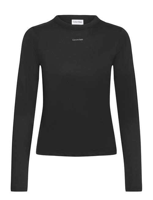 Calvin Klein Nano Logo Slim T-Shirt Ls Calvin Klein Black