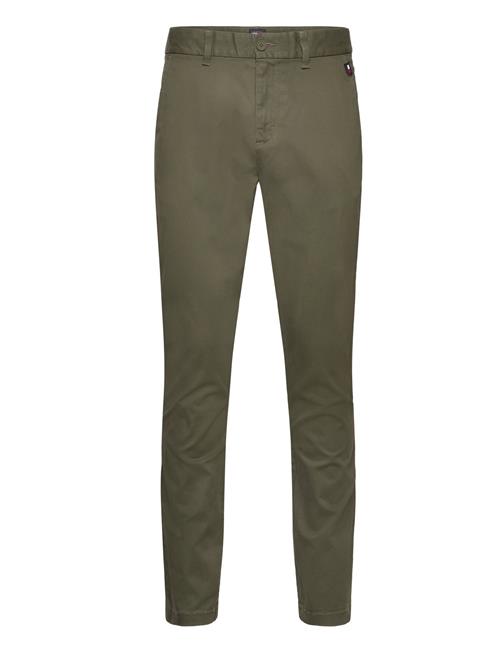 Se Tommy Jeans Tjm Austin Lightweight Chino Tommy Jeans Khaki ved Booztlet