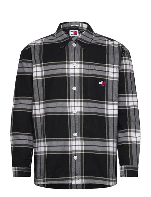 Tjm Bold Check Overshirt Ext Tommy Jeans Black