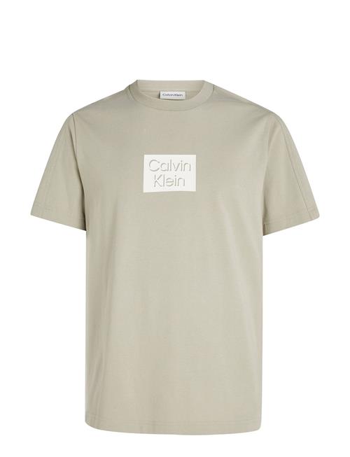 Calvin Klein Cut Out Shadow Logo T-Shirt Calvin Klein Beige