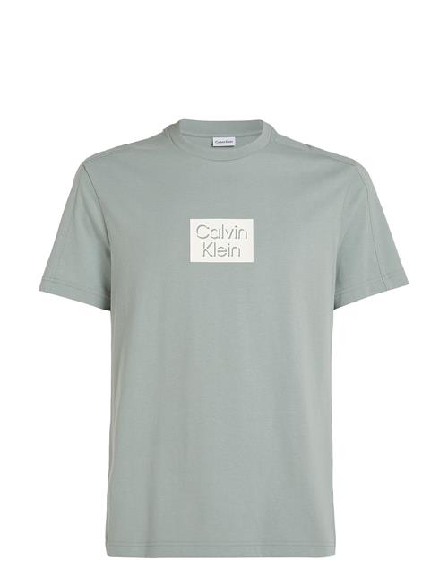 Calvin Klein Cut Out Shadow Logo T-Shirt Calvin Klein Green