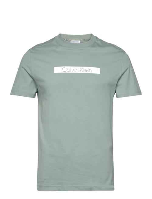 Cut Out Shadow Logo T-Shirt Calvin Klein Green